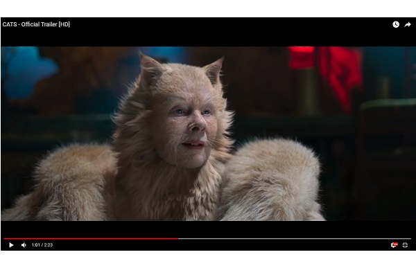Universal Pictures поделилась первым трейлером экранизации «Кошек»