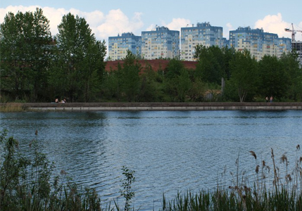 Пляж на Мещерском озере