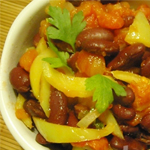 Салаты  мясные простые и вкусные: Салат из баранины с фасолью