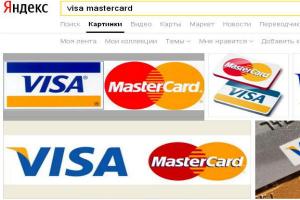   Visa  Mastercard        