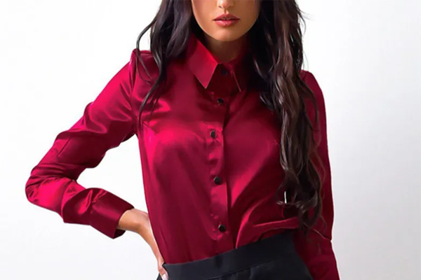 Атласная женская рубашка — вне моды, времени и трендов
