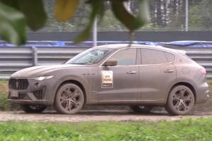 Maserati Levante искупали в грязи