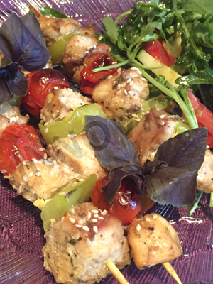 Куриные шашлычки