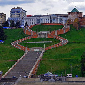 Volkswagen покорителю Чкаловской лестницы