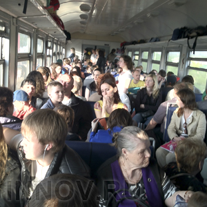 Через 40 минут после салюта почти все жители были развезены