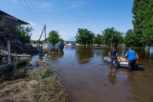 Вода из Каховского водохранилища движется в сторону Румынии и Болгарии