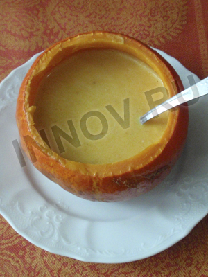 Рецепты для диабетиков: Тыквенный крем-суп в тыкве