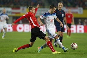 Россияне проиграли сборной Австрии в отборочном мачте Евро 2016