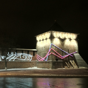 В Нижнем Новгороде появился рождественский городок