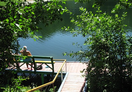 Пляж на Щелковском хуторе на Озере №2