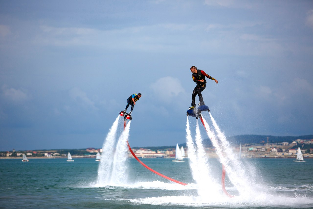 Flyboard пейзаж