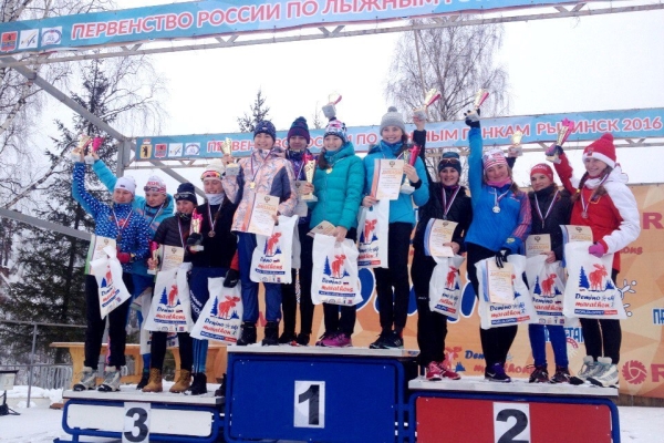 Нижегородцы заняли первое место в лыжной эстафете на Первенстве России