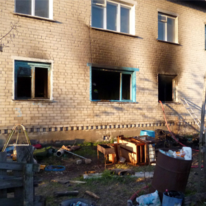 В Нижегородской области женщина спасла 2-х детей из горящей квартиры