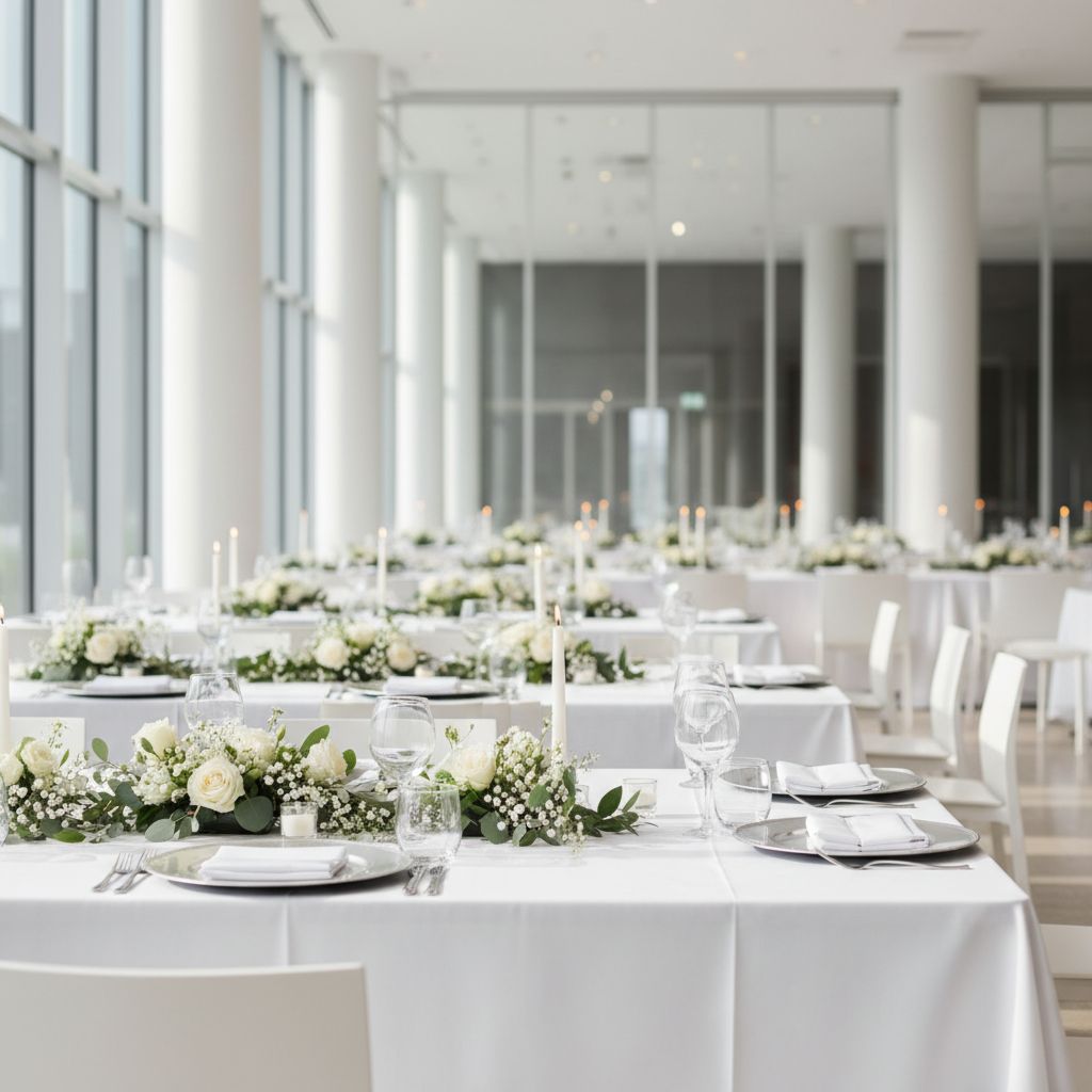 Эксперт по организации мероприятий отвечает на частые вопросы клиентов по поводу аренды столов для банкета.