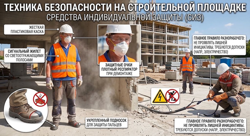 Охрана труда и техника безопасности разнорабочего