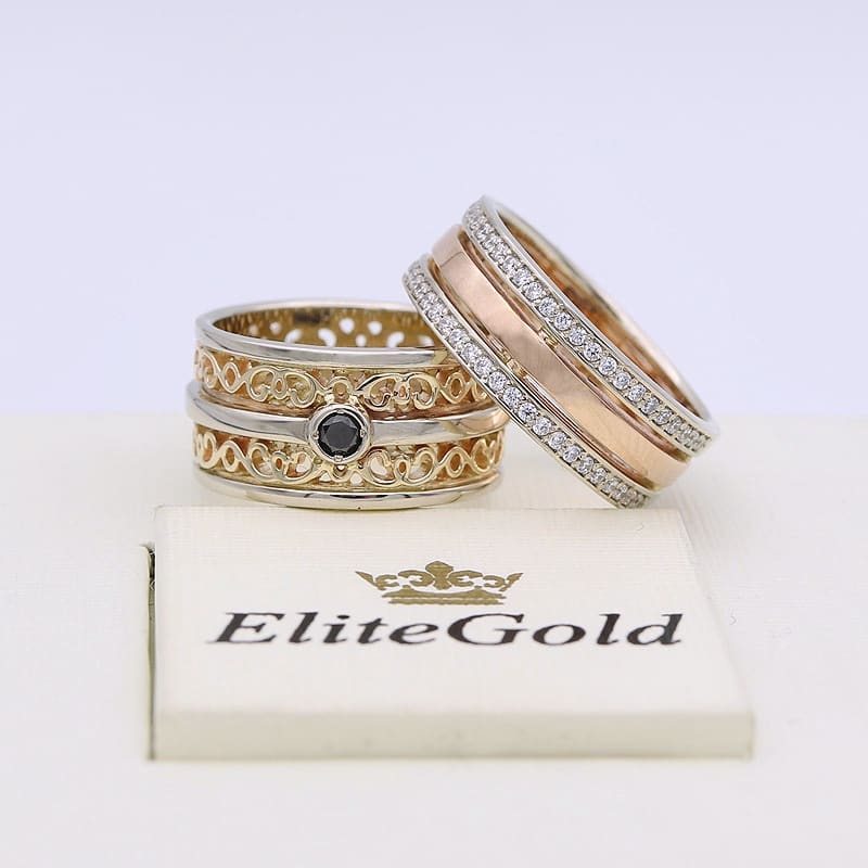ажурные обручальные кольца от elitegold